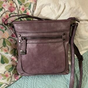 Nicole Miller Purple Crossbody Bag